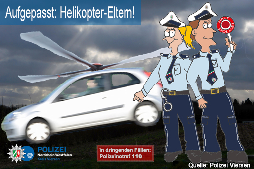 Aufgepasst: Helikopter-Eltern!