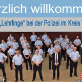 Polizei Viersen begrüßt die neuen Anwärterinnen und Anwärter