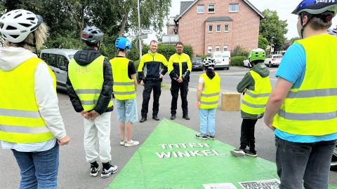 Aktion Toter Winkel in Viersen-Süchteln