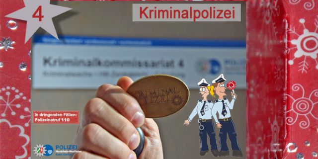 4. Türchen- Kriminalpolizei